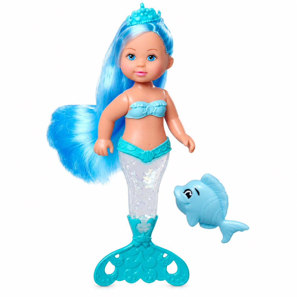 EL Glitter Mermaid blau