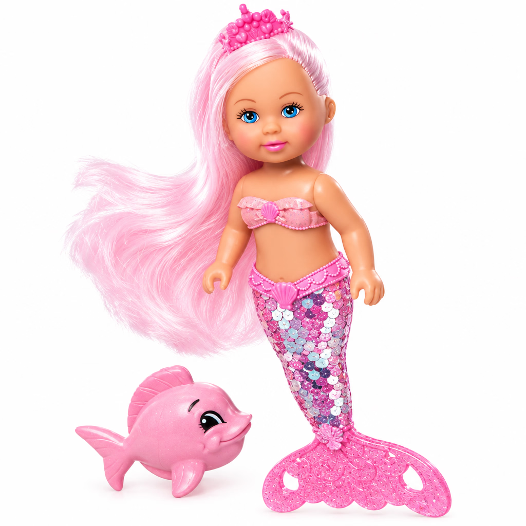 EL Glitter Mermaid Rosa