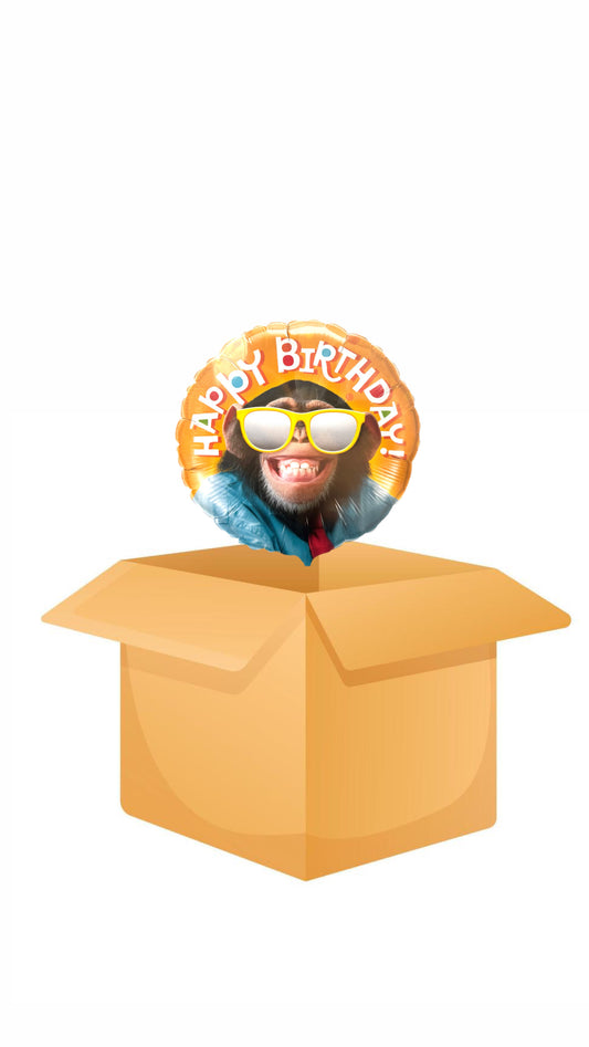 Affe Happy Birthday Ballon