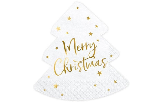 Weihnachtsbaum Servietten 20 Stk.