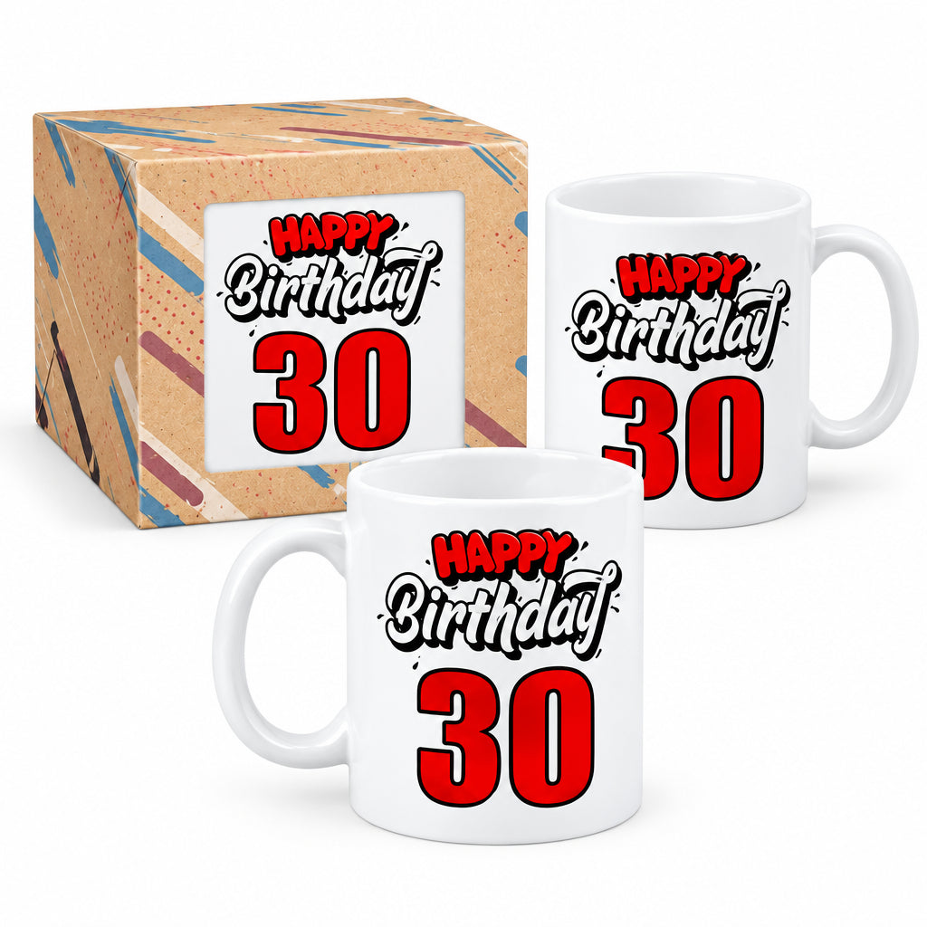 30 Happy Birthday Tasse