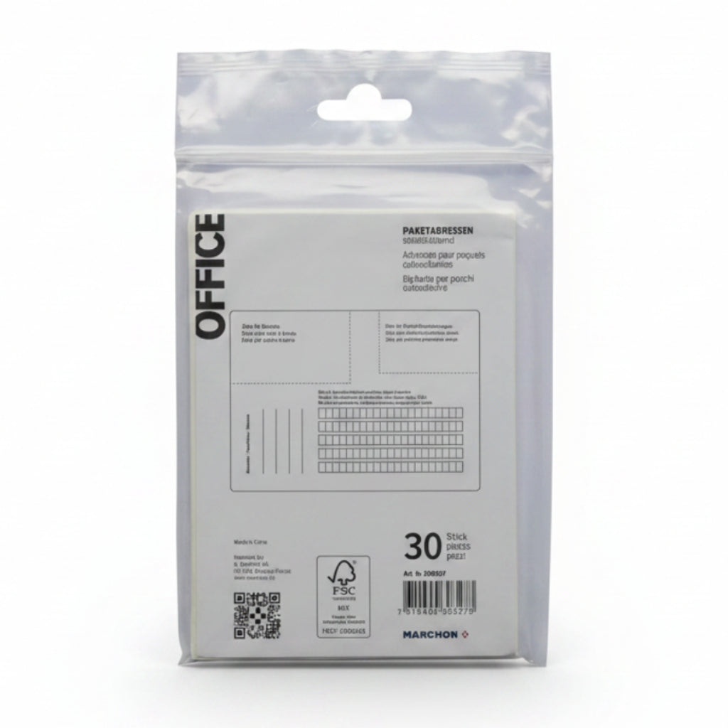 Paketetiketten gross 30St
