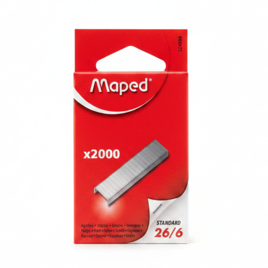 Maped Heftklammern 26/6 2000 St