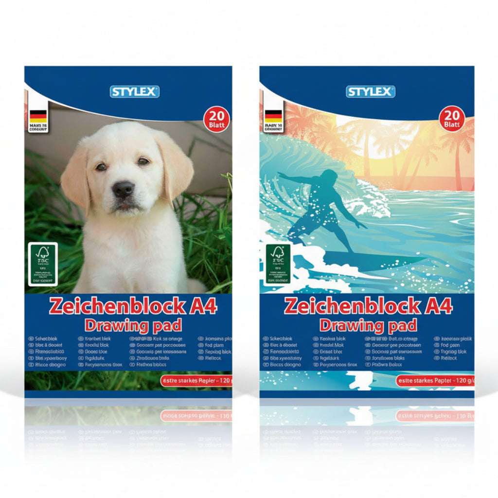 Stylex Zeichenblock A4 120g 20Blatt