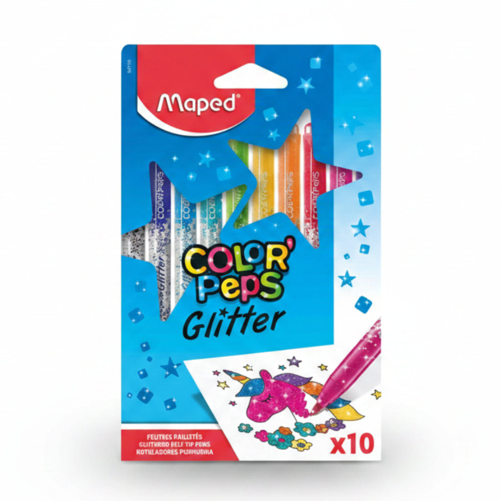 Filzstifte Glitter 10Stck