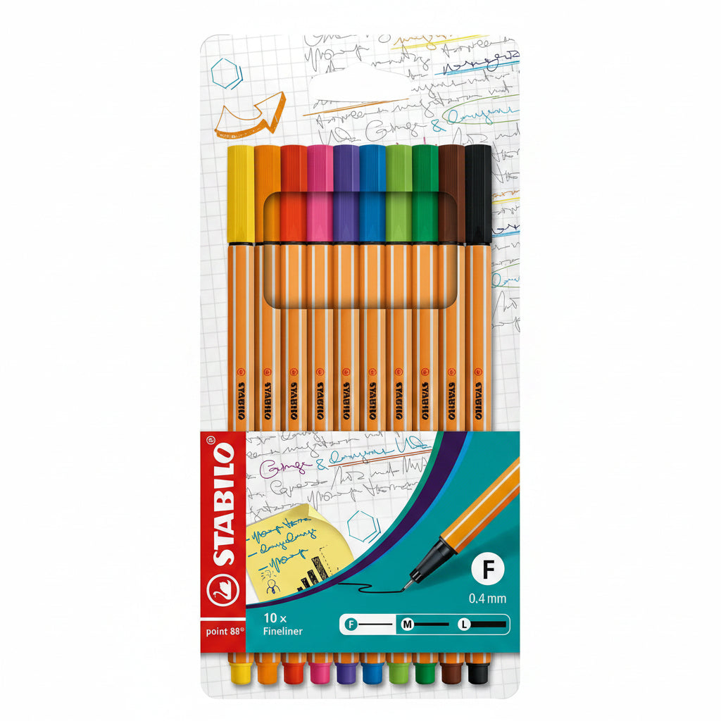 Stabilo Filzstift Point 0.4mm 10 Farben
