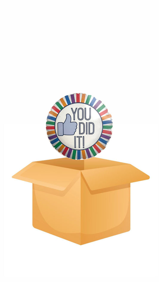 You did it! Ballon