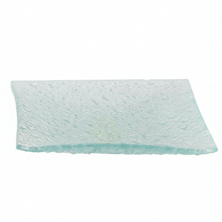 Kerzenteller Glas klar