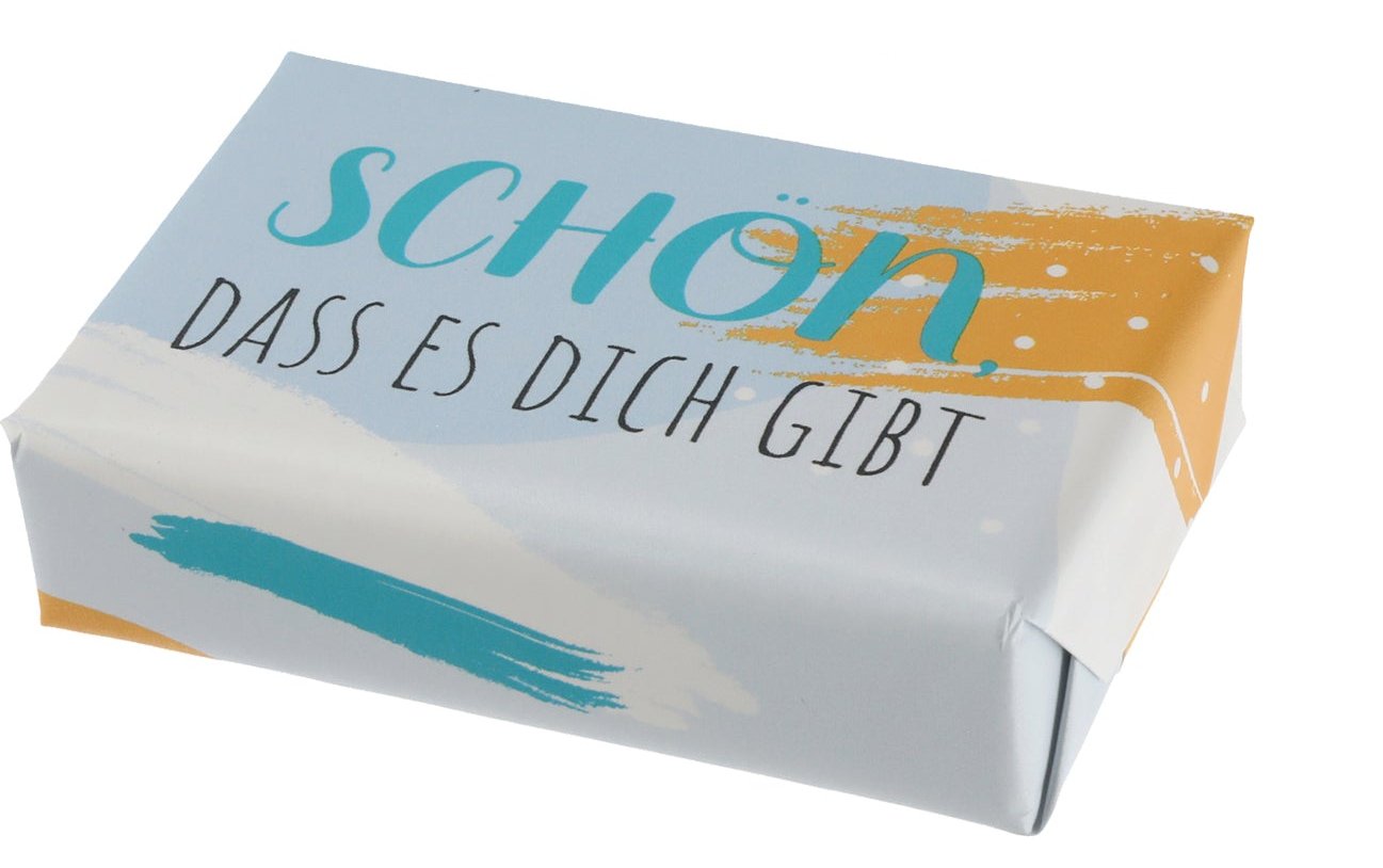 Handseife mit Spruch schön das es dicht gibt