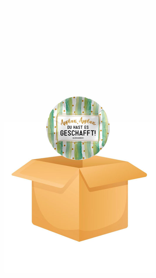 Du hast es geschafft Ballon
