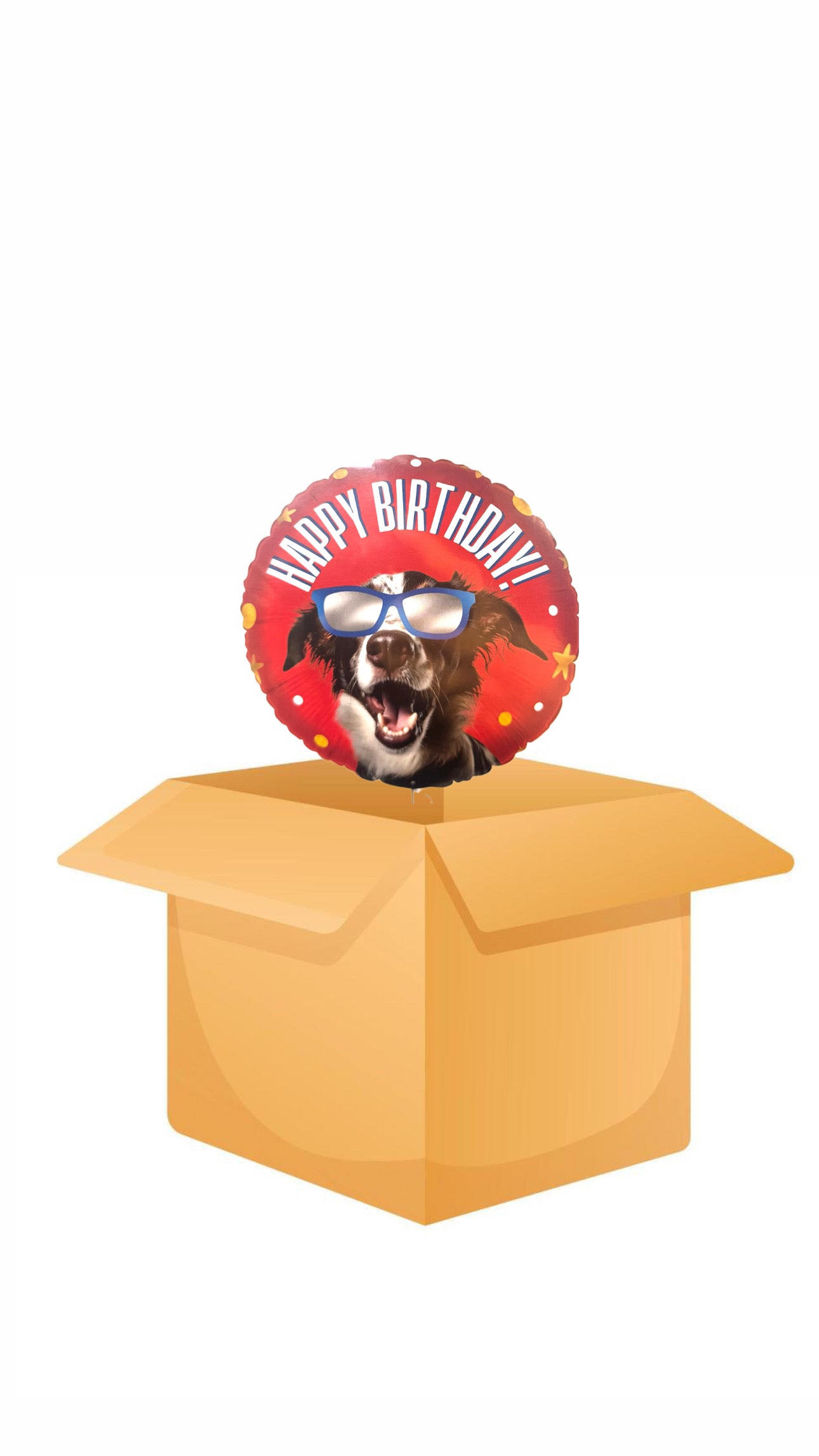 Hund Happy Birthday Ballon