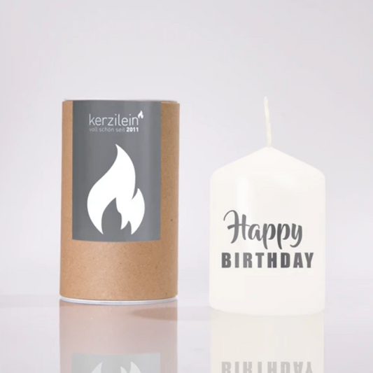 Kerzilein Happy Birthday