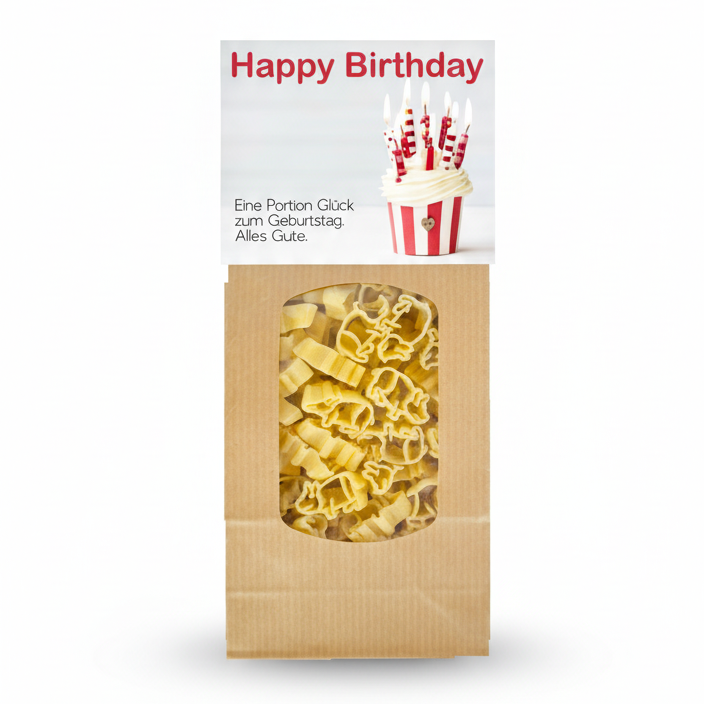 Happy Birthday Cupcake Pasta