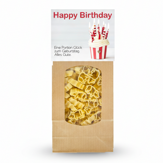 Happy Birthday Cupcake Pasta