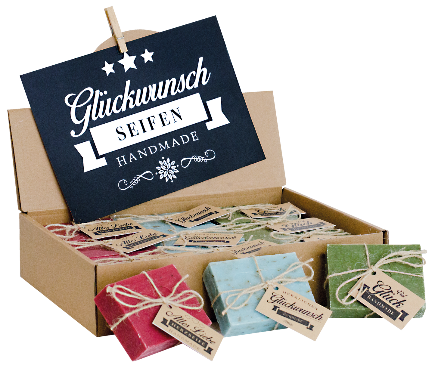 Glückwunsch Seife Viel Glück