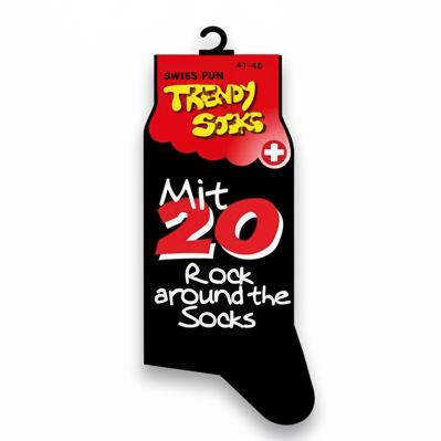 20. Geburtstag Socken