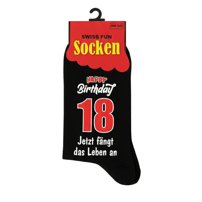 18. Geburtstag Socken