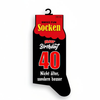 40. Geburtstag Socken