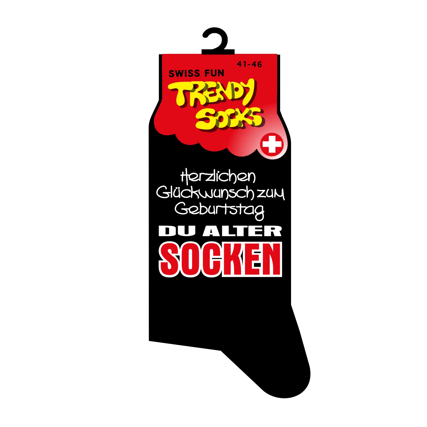Socken Herzlichen Glückwunsch du alter Socken