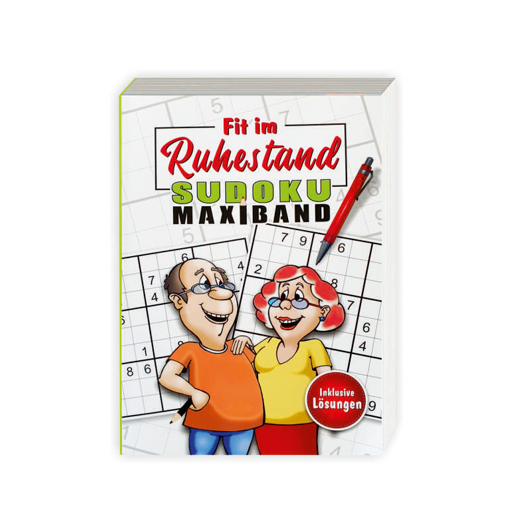 XL Sudoku Rätselblock Ruhestand