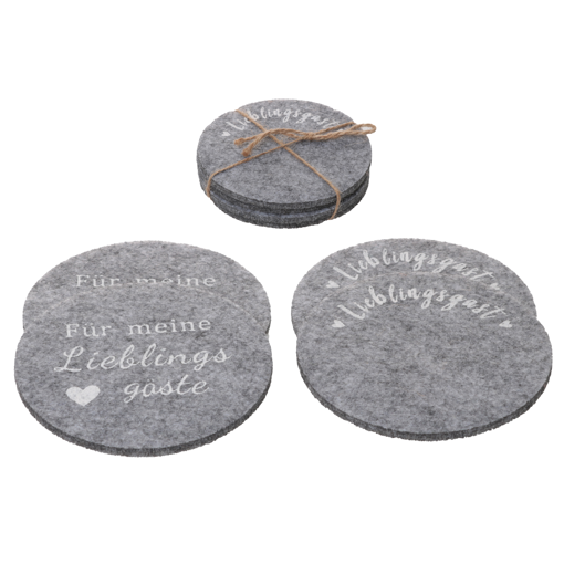 Filz Untersetzer (4er-Set)