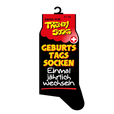 Socken Geburtstagssocken einmal jährlich wechseln