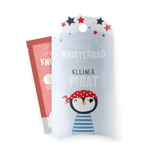 Knisterbad Kinder Pirat Pinguin