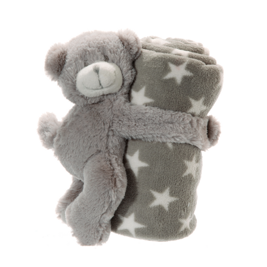 Babydecke mit Bär