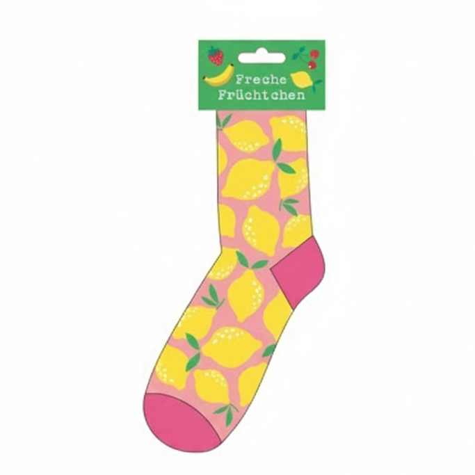 Socken Freche Früchtchen Zitrone