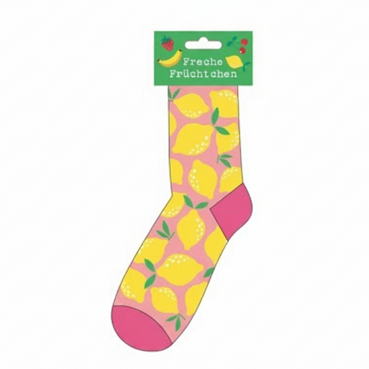 Socken Freche Früchtchen Zitrone