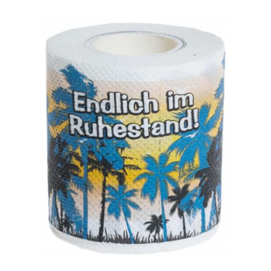 Ruhestand WC-Papier