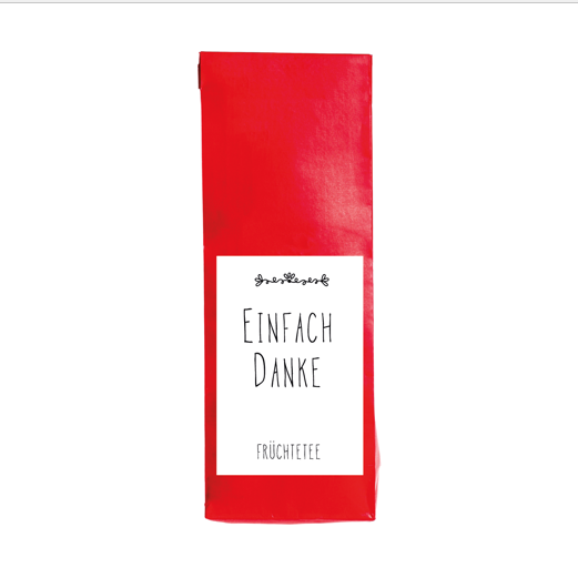 Früchtetee verschiedene Sprüche
