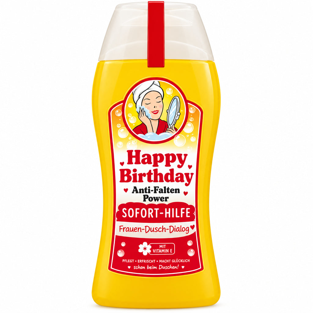 Duschgel Frau Happy Birthday
