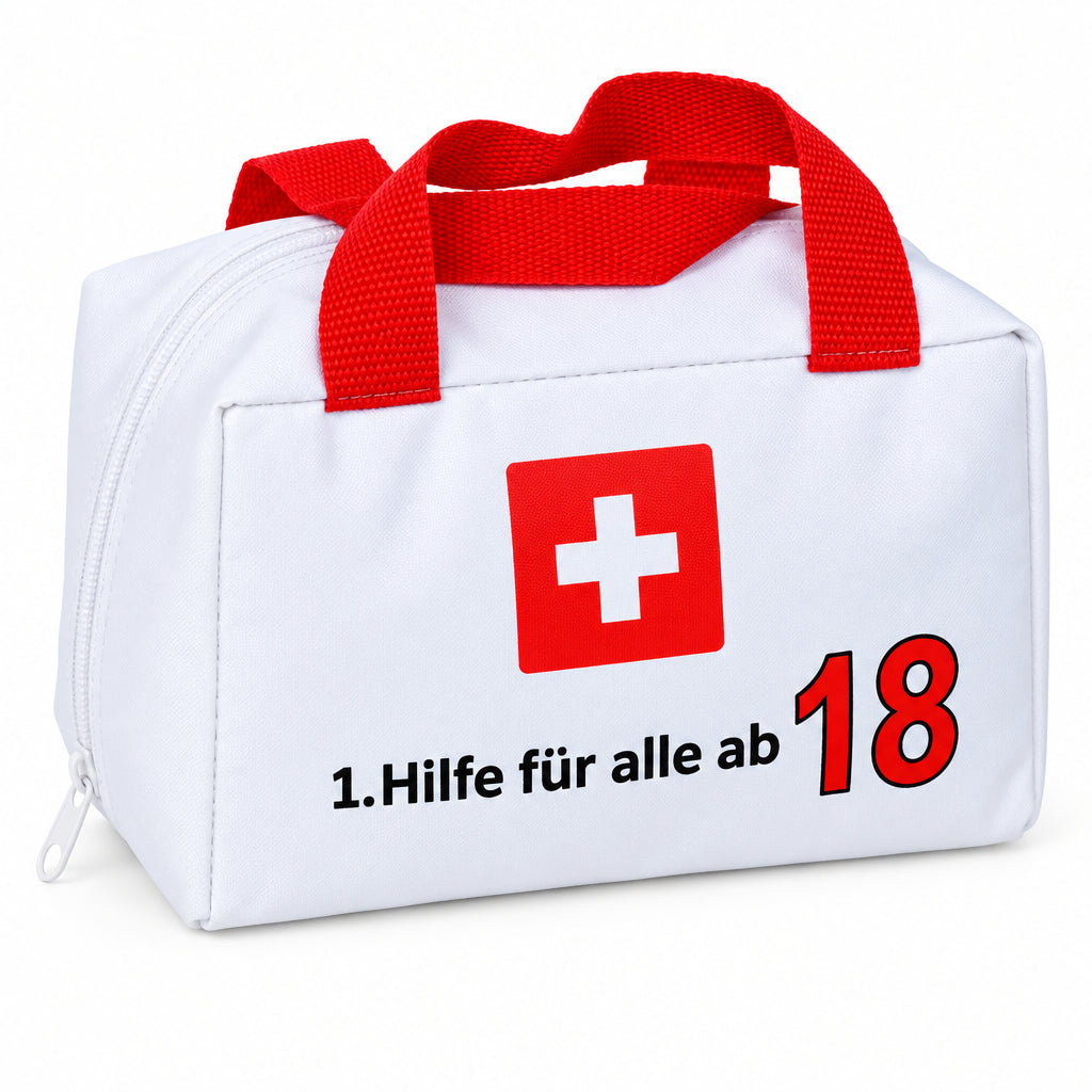 Erste Hilfe Tasche 18. Geburtstag