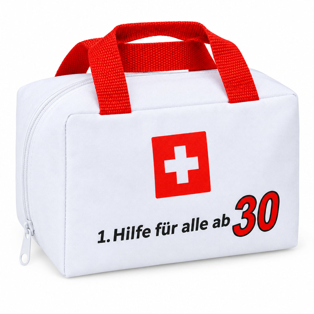 Erste Hilfe Tasche 30. Geburtstag