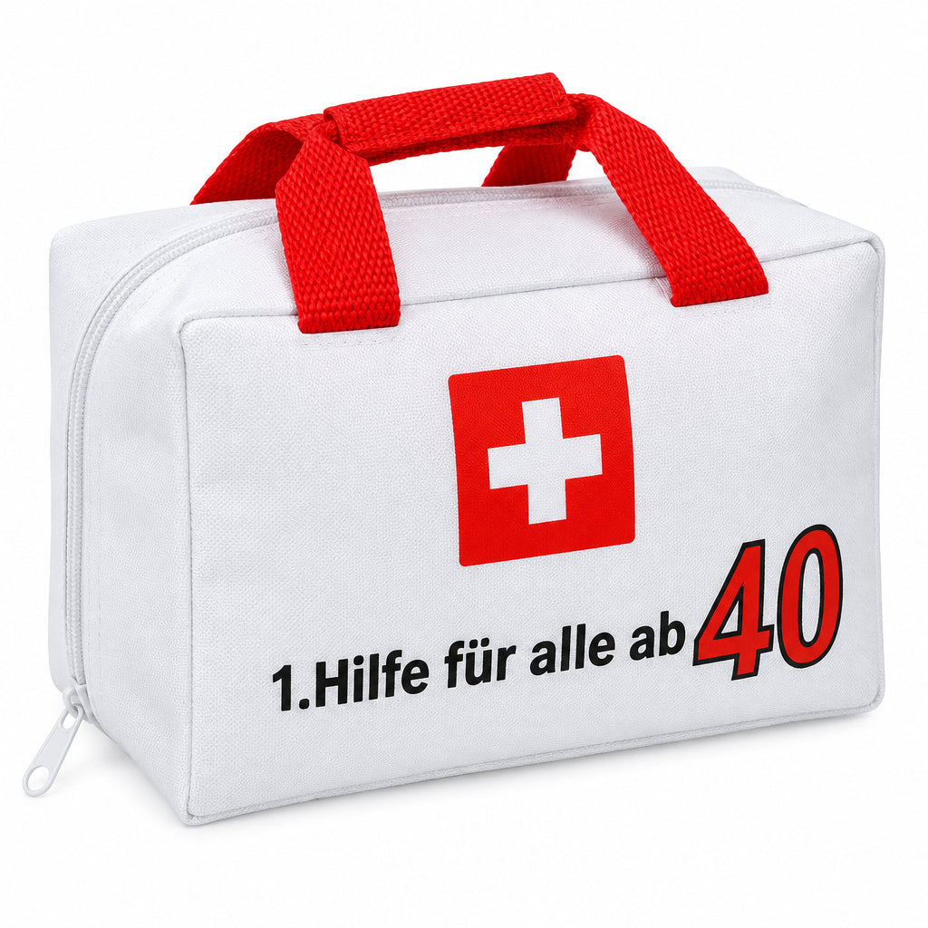 Erste Hilfe Tasche 40. Geburtstag