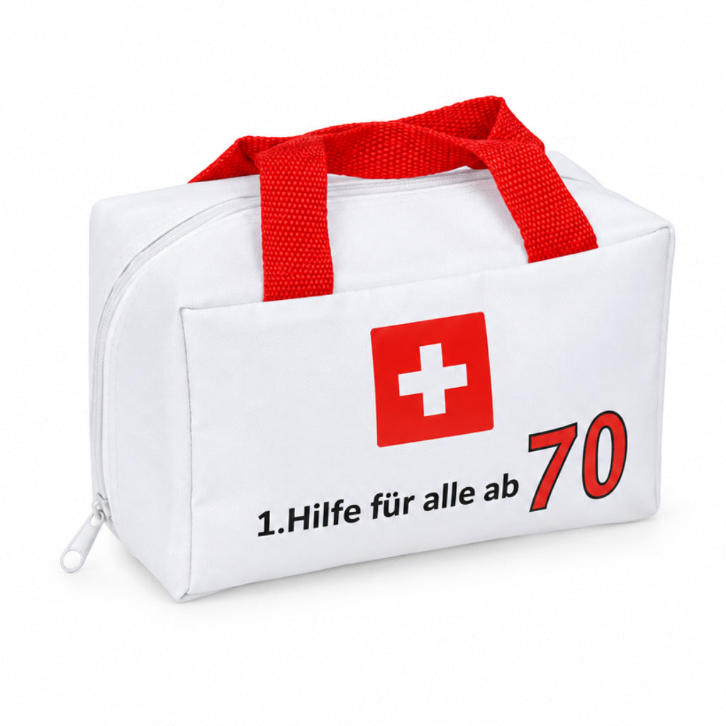 Erste Hilfe Tasche 70. Geburtstag
