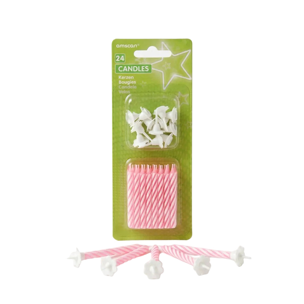Geburtstagskerzen pink