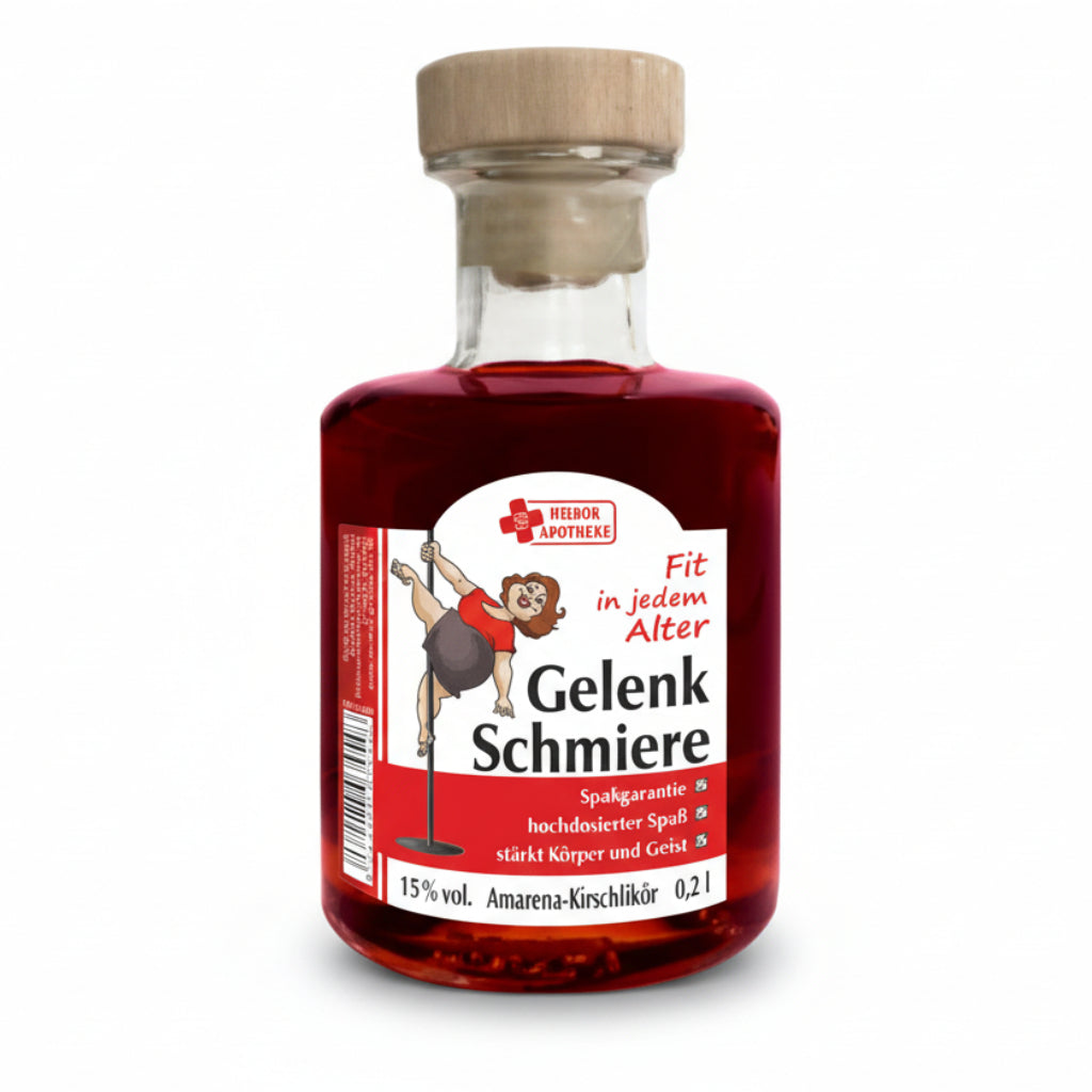 Gelenkschmiere Apotheker Schnaps