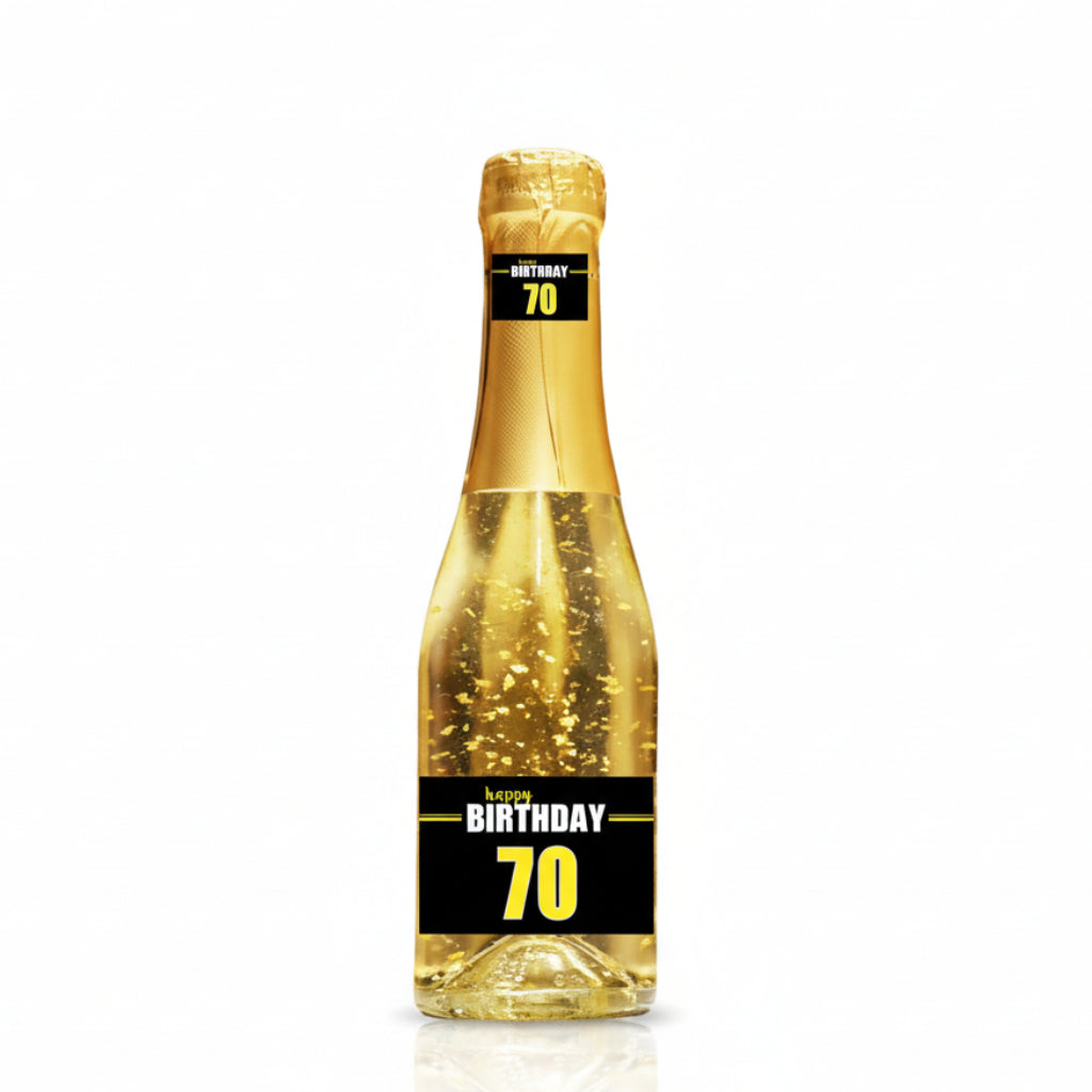 Goldsekt Neon Birthday 70  0,2 Liter