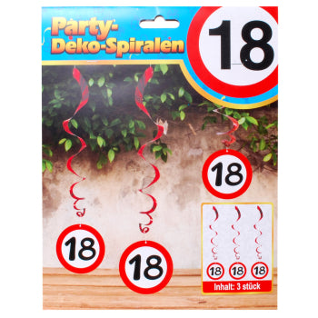 Hänge Dekoration 18. Geburtstag