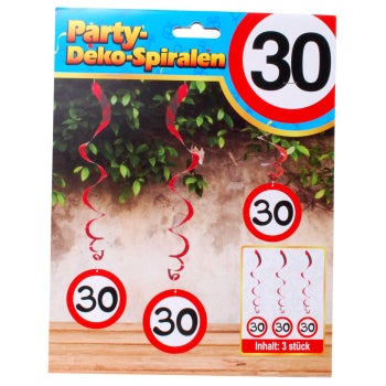 Hänge Dekoration 30. Geburtstag
