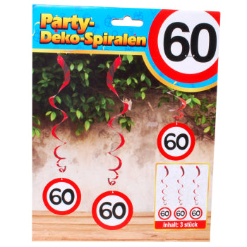Hänge Dekoration 60. Geburtstag