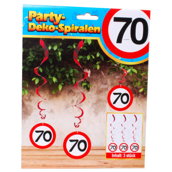 Hänge Dekoration 70. Geburtstag