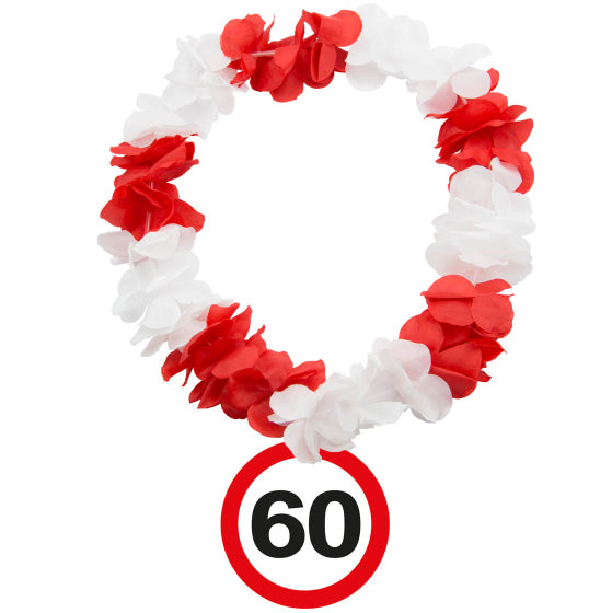 Hawaiiketten Verkehrsschild 60. Geburtstag