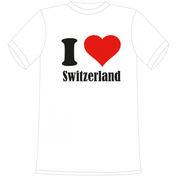 I Love Switzerland T-Shirt