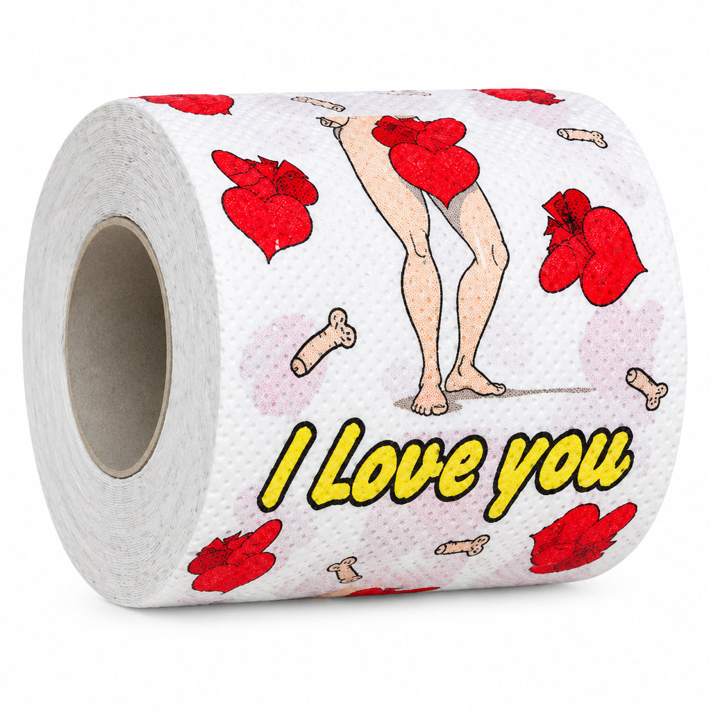 I love you Penis WC-Papier