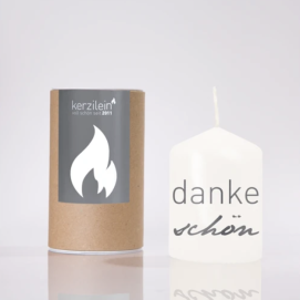 Kerzilein Dankeschön