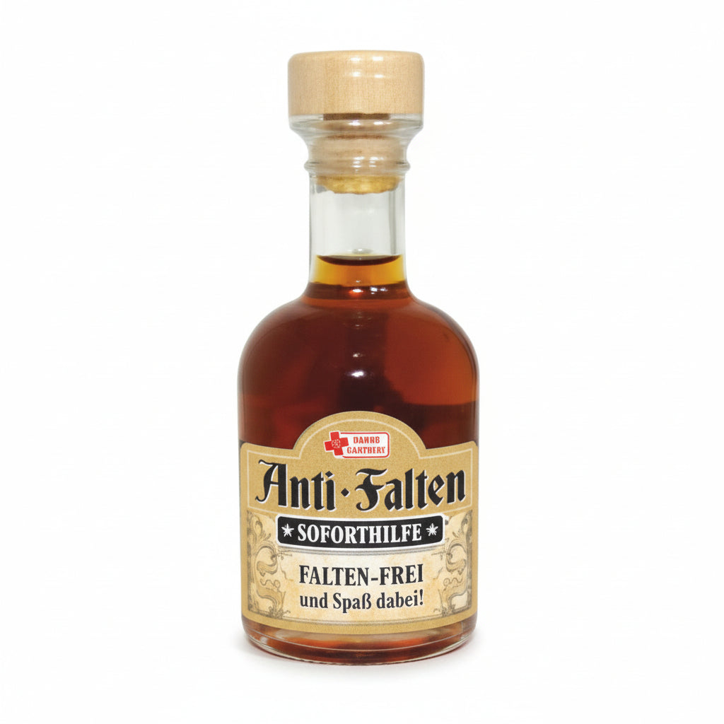 Anti Falten Soforthilfe Apotheker Schnaps