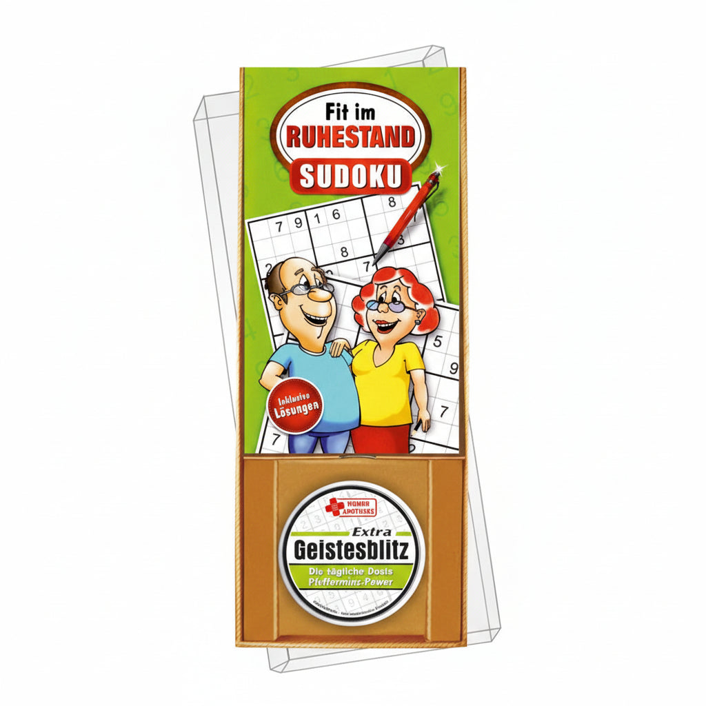 Ruhestand Sudoku Bonbons Geschenkbox
